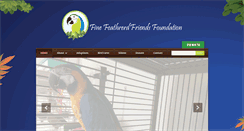 Desktop Screenshot of finefeatheredfriendsfoundation.org